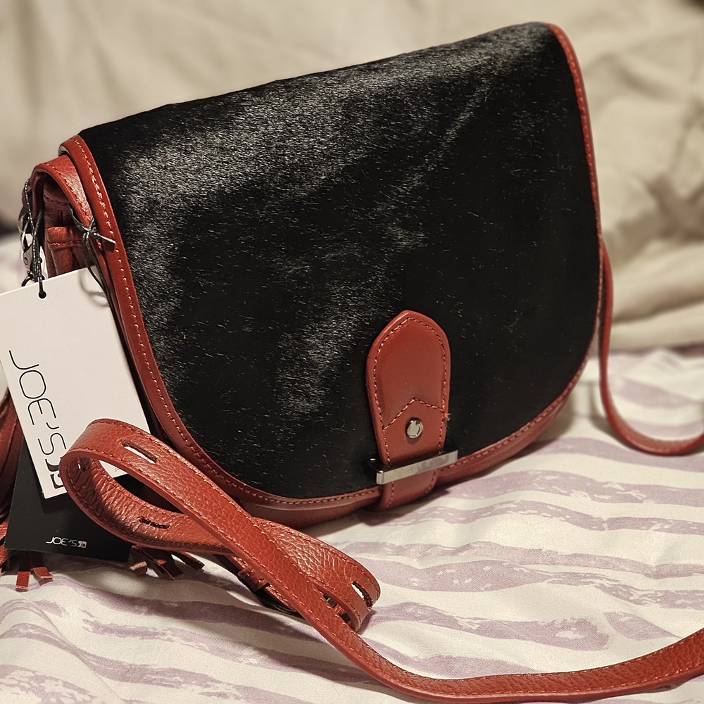 Joe's Jeans Black and Red Women's Bag